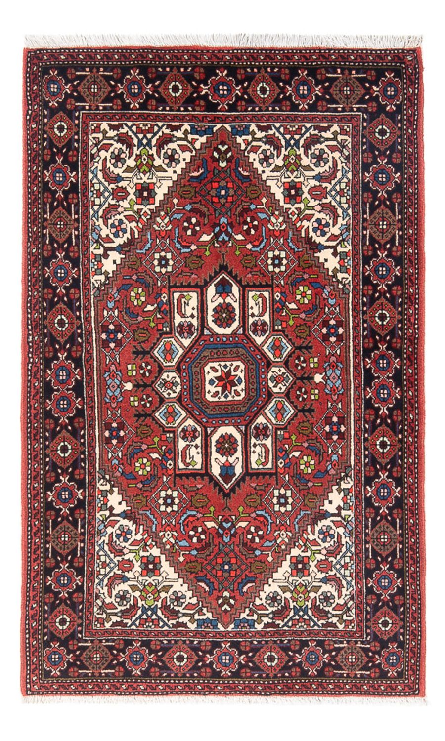 Alfombra persa - Nómada - 131 x 77 cm - crema