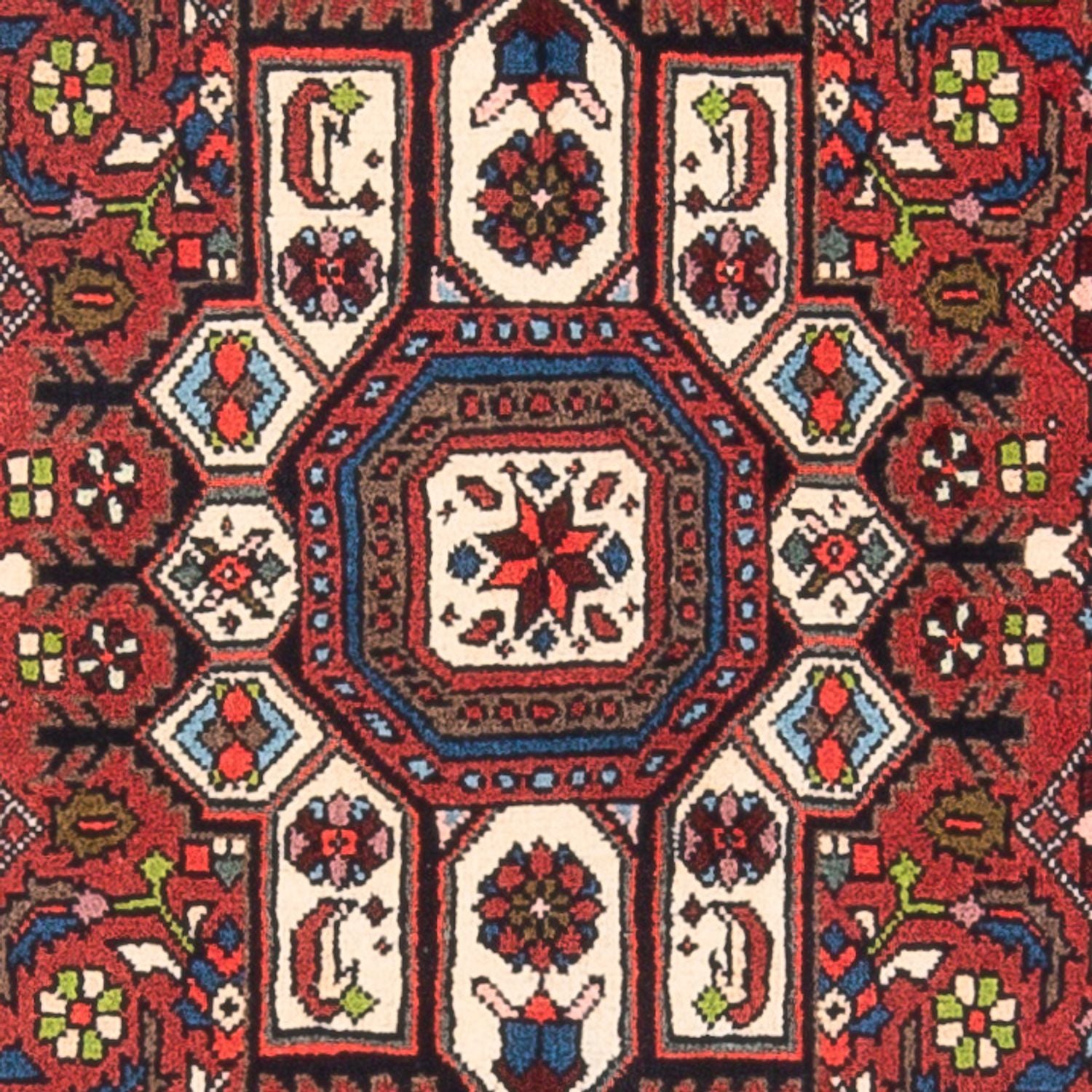 Alfombra persa - Nómada - 131 x 77 cm - crema