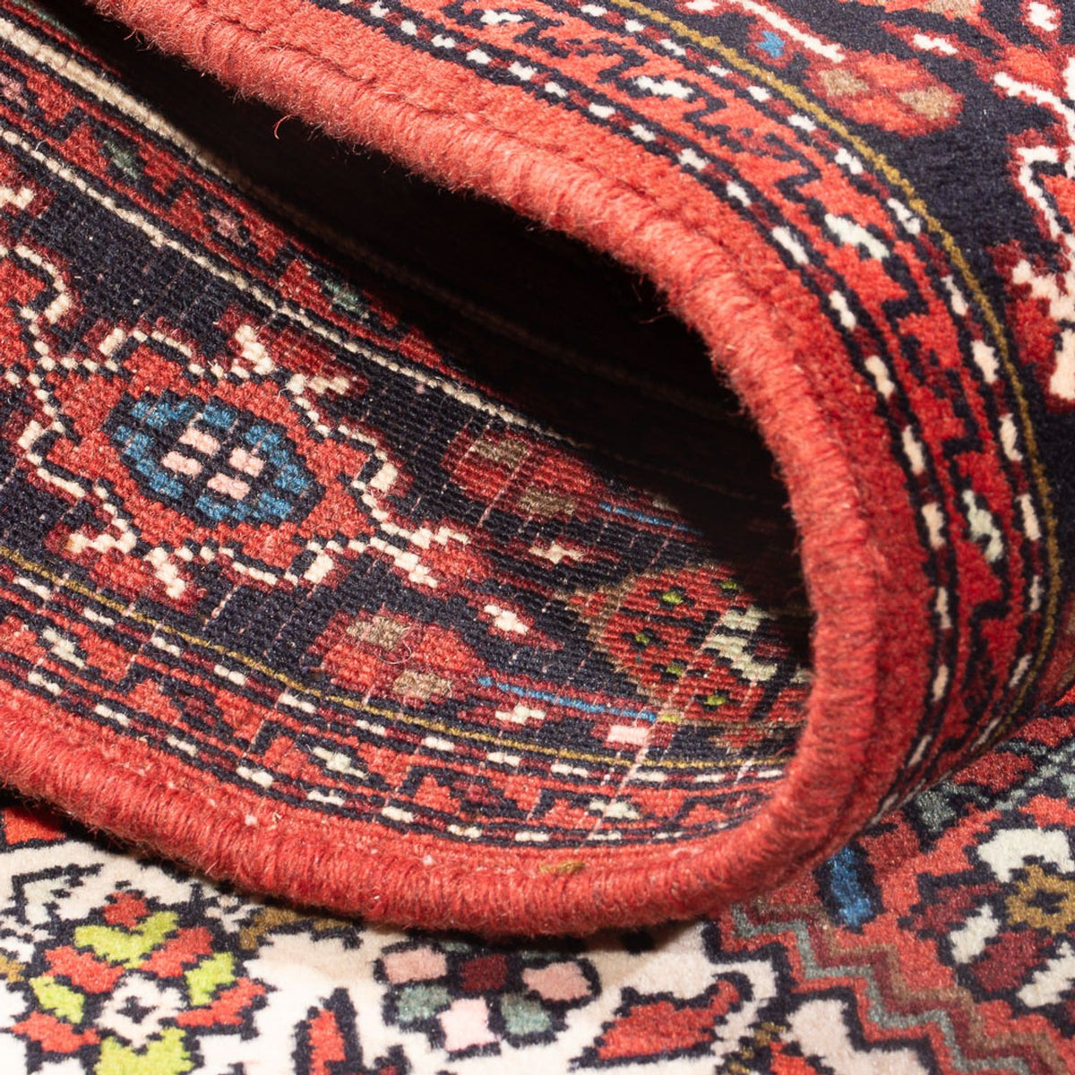 Alfombra persa - Nómada - 131 x 77 cm - crema