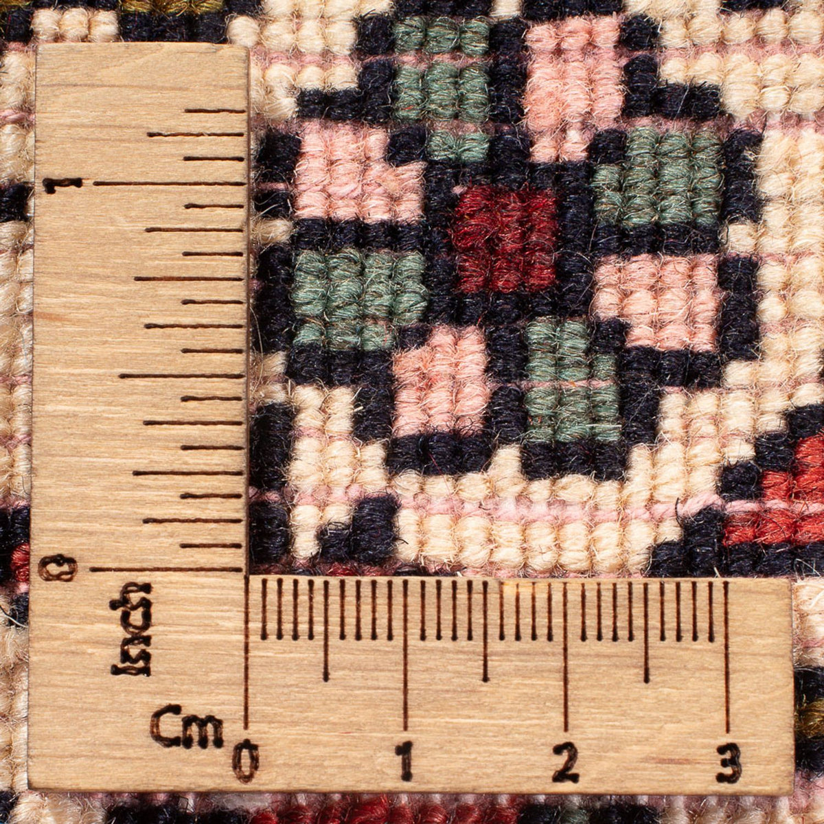 Alfombra persa - Nómada - 131 x 77 cm - crema