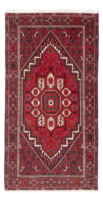 Alfombra persa - Nómada - 137 x 78 cm - rojo