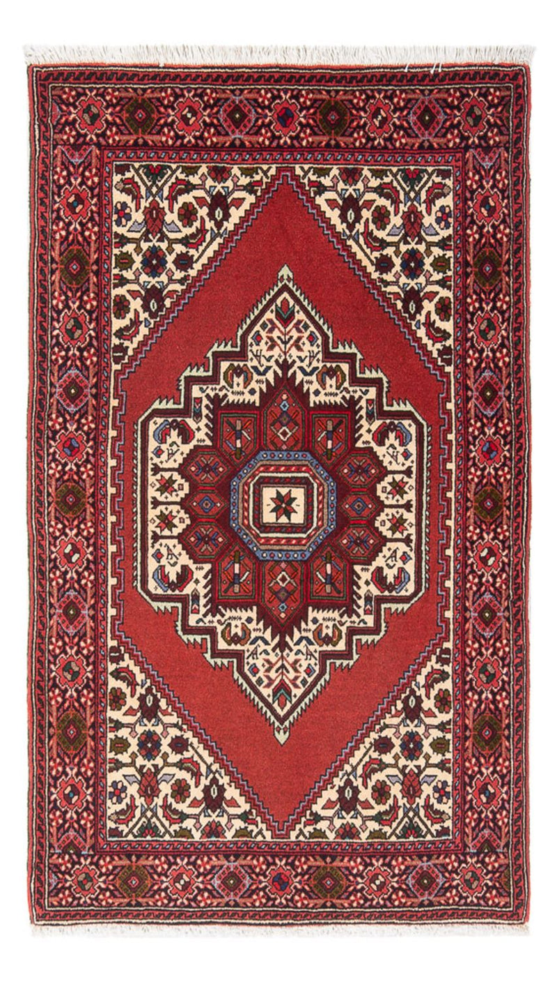 Alfombra persa - Nómada - 128 x 70 cm - crema