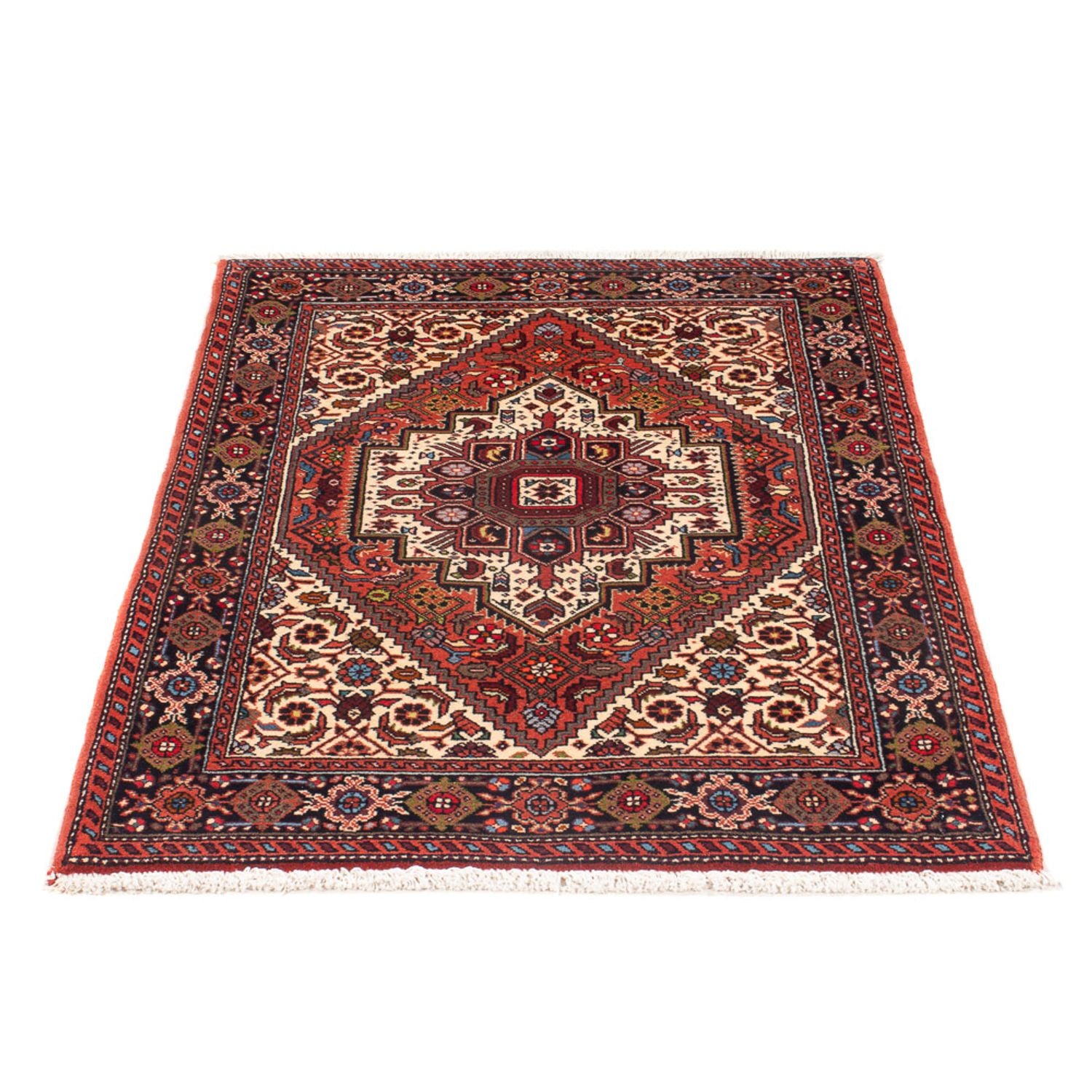 Alfombra persa - Nómada - 125 x 75 cm - crema