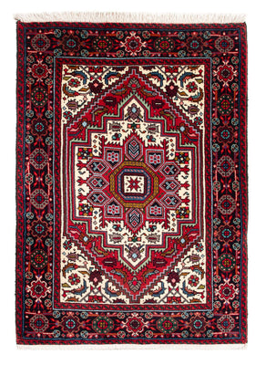 Alfombra persa - Nómada - 88 x 63 cm - rojo