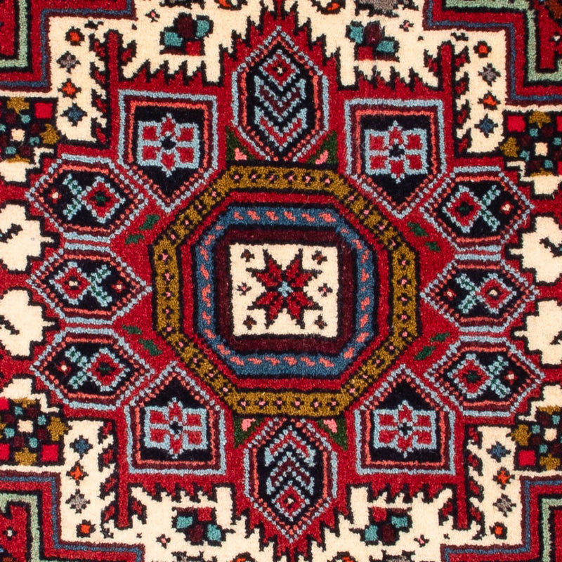 Alfombra persa - Nómada - 88 x 63 cm - rojo