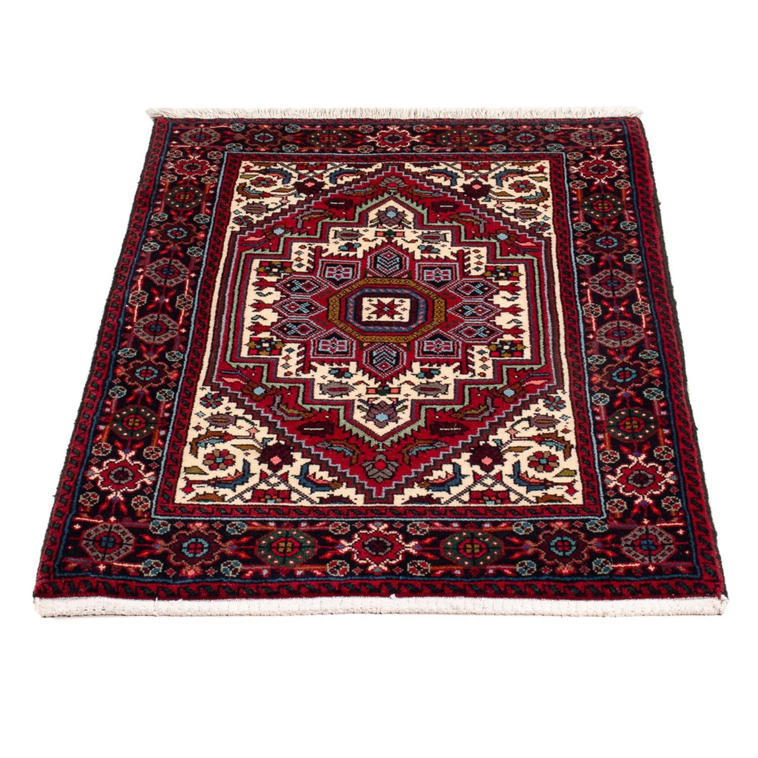 Alfombra persa - Nómada - 88 x 63 cm - rojo