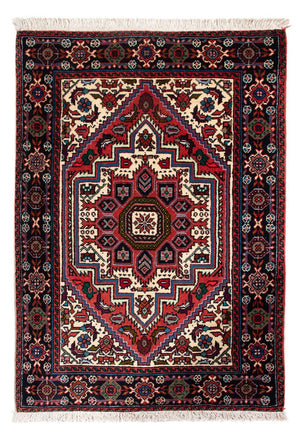 Alfombra persa - Nómada - 90 x 60 cm - crema