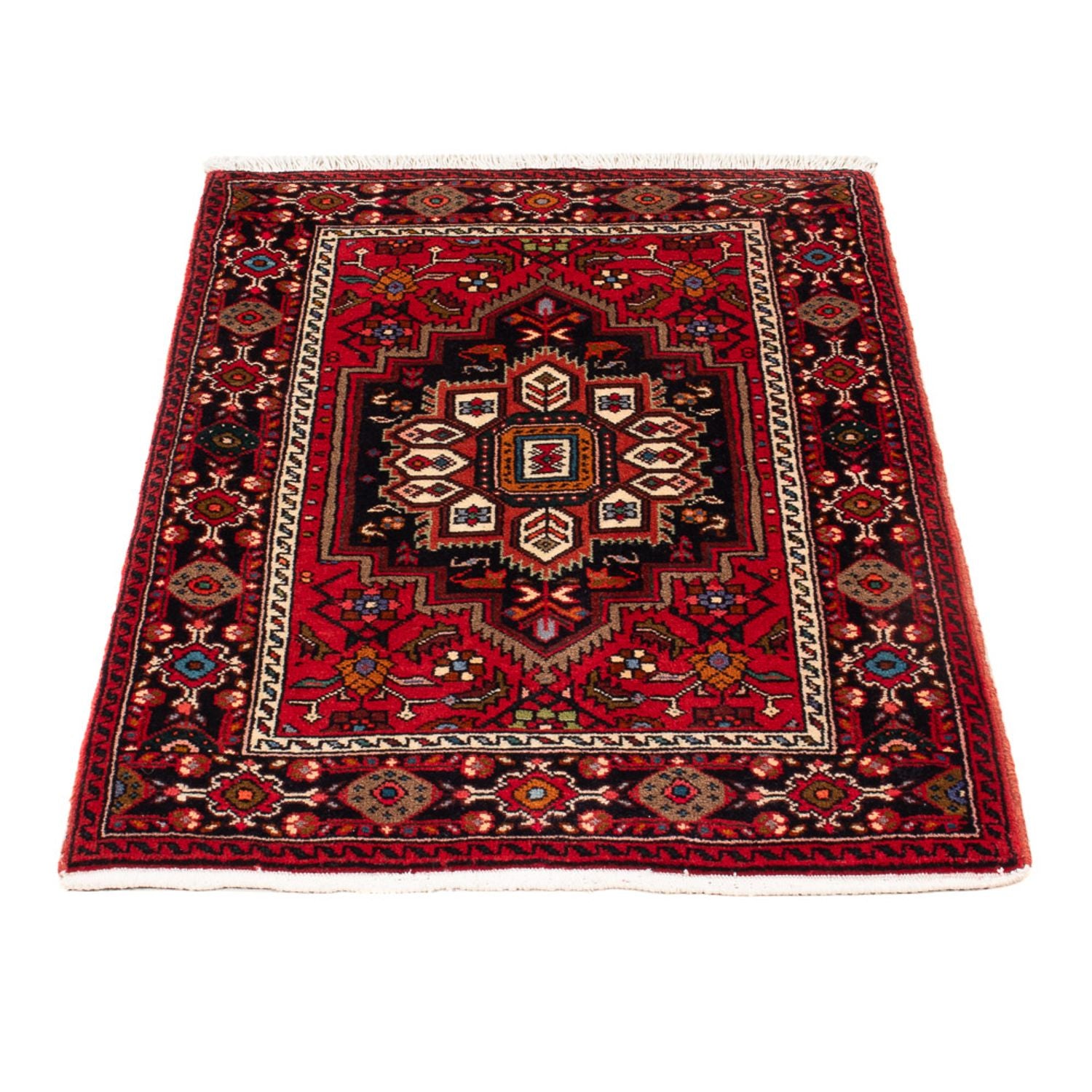 Alfombra persa - Nómada - 87 x 60 cm - rojo