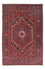 Alfombra persa - Nómada - 125 x 78 cm - rojo oscuro