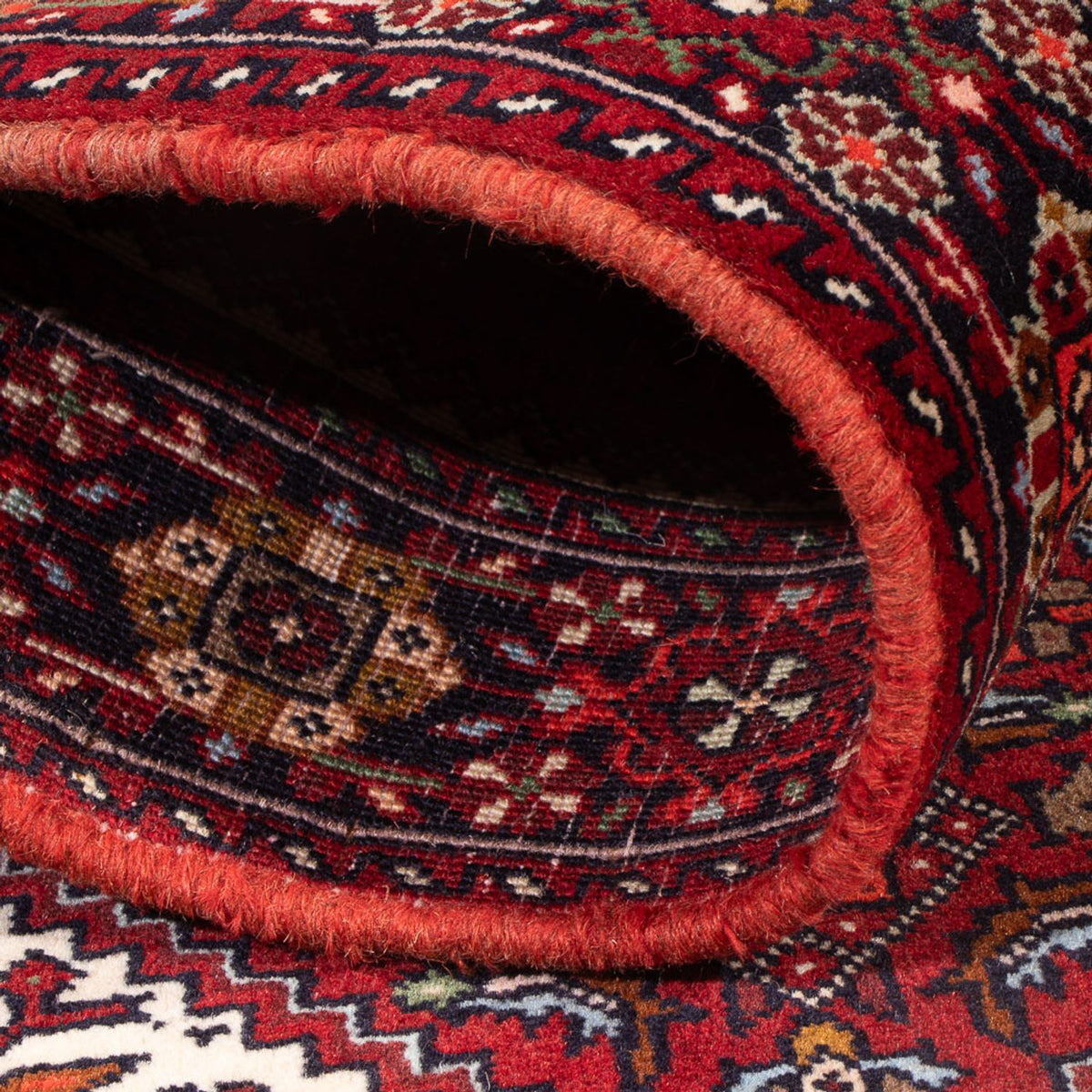 Alfombra persa - Nómada - 130 x 75 cm - crema