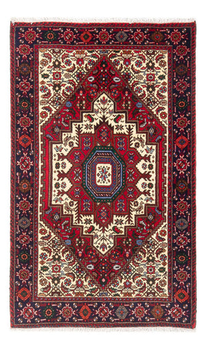 Alfombra persa - Nómada - 125 x 78 cm - crema