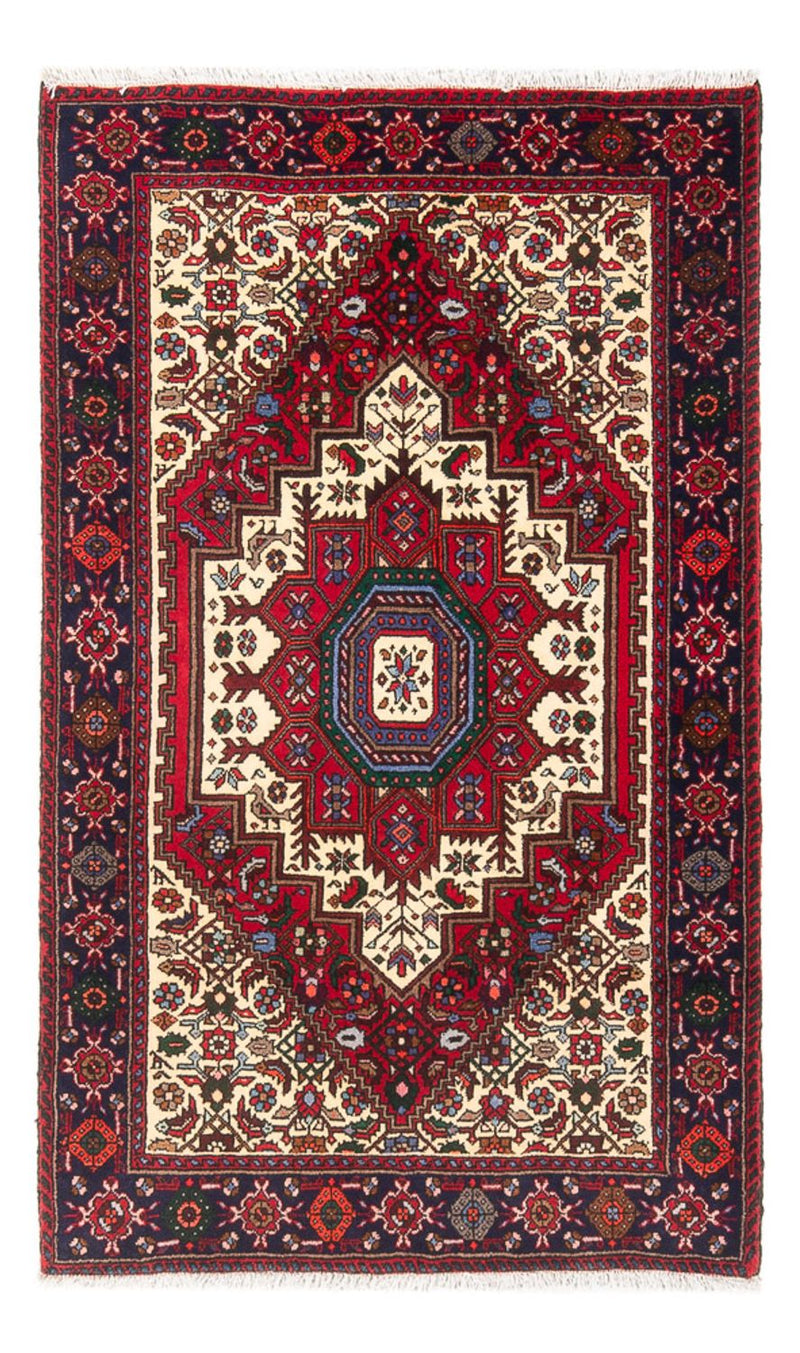 Alfombra persa - Nómada - 125 x 78 cm - crema