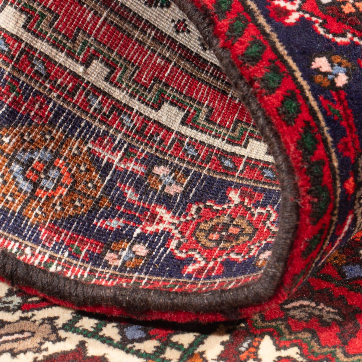 Alfombra persa - Nómada - 125 x 78 cm - crema