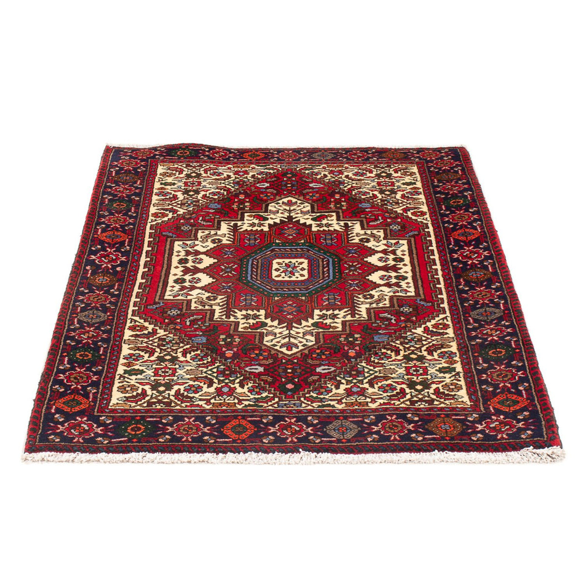 Alfombra persa - Nómada - 125 x 78 cm - crema