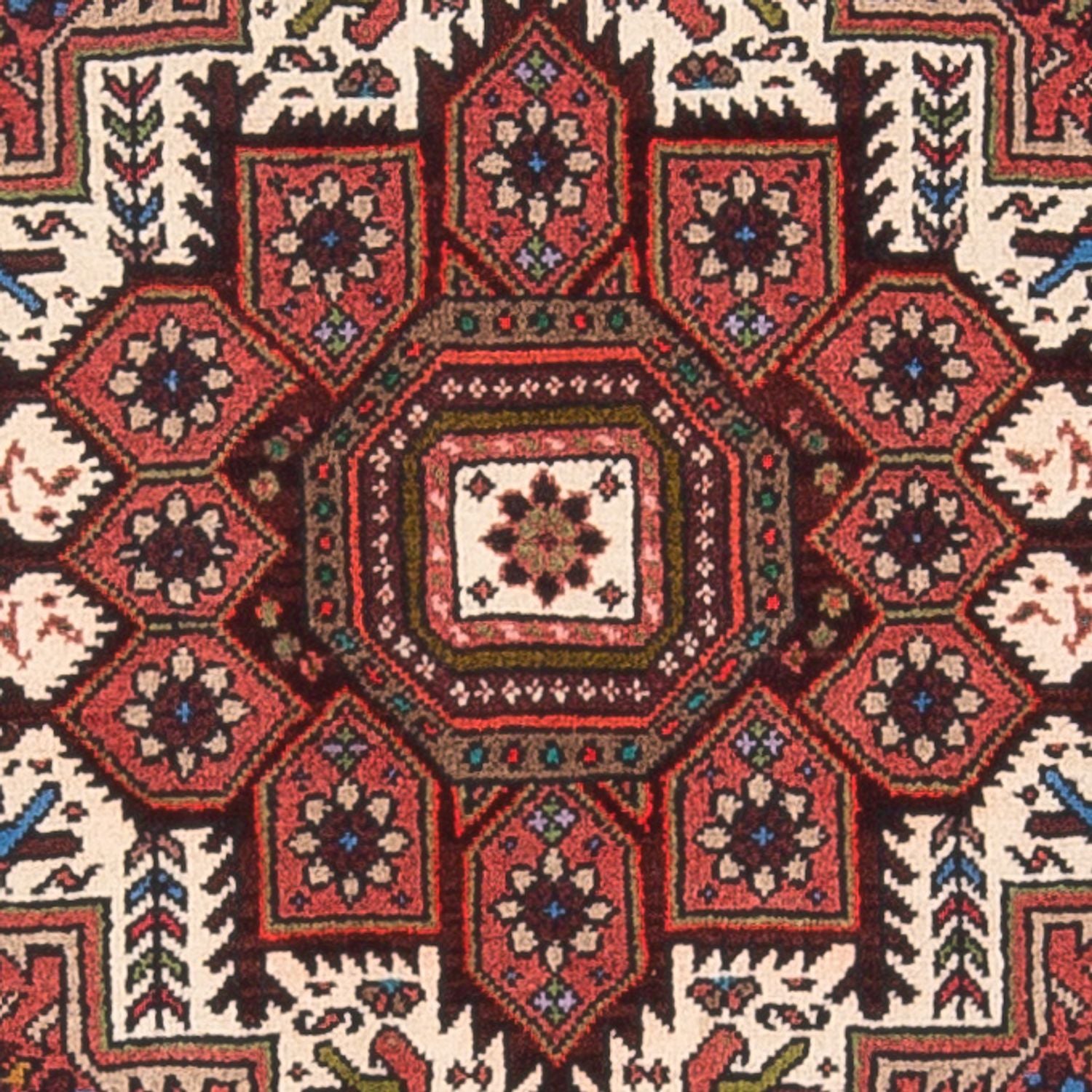 Alfombra persa - Nómada - 121 x 74 cm - crema