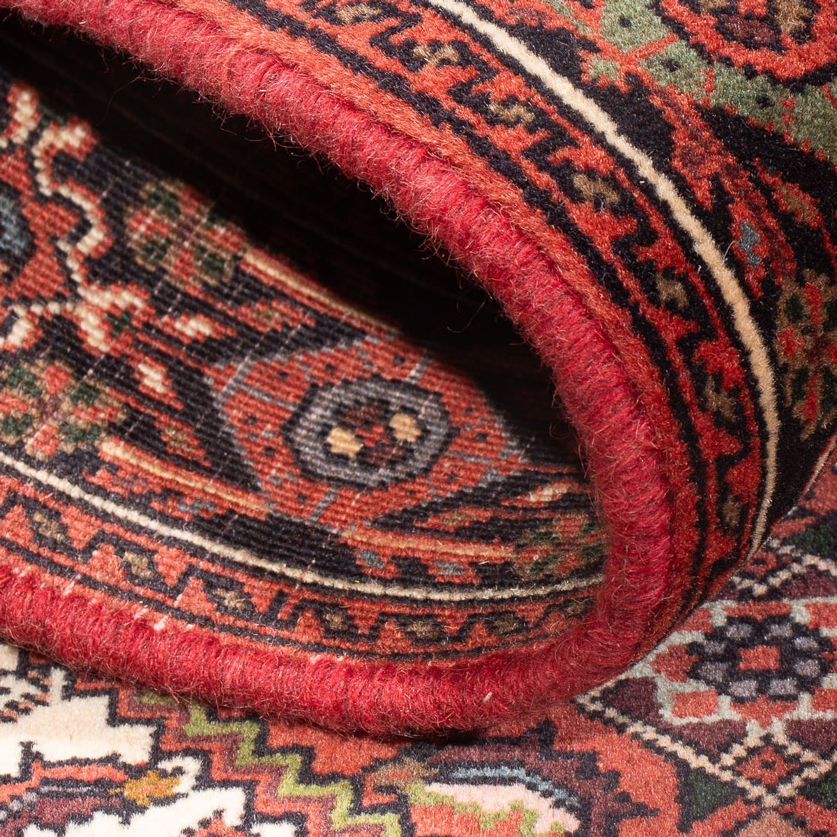 Alfombra persa - Nómada - 126 x 75 cm - crema