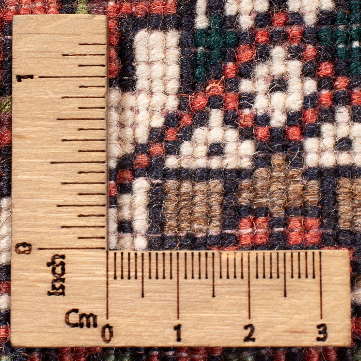 Alfombra persa - Nómada - 126 x 75 cm - crema