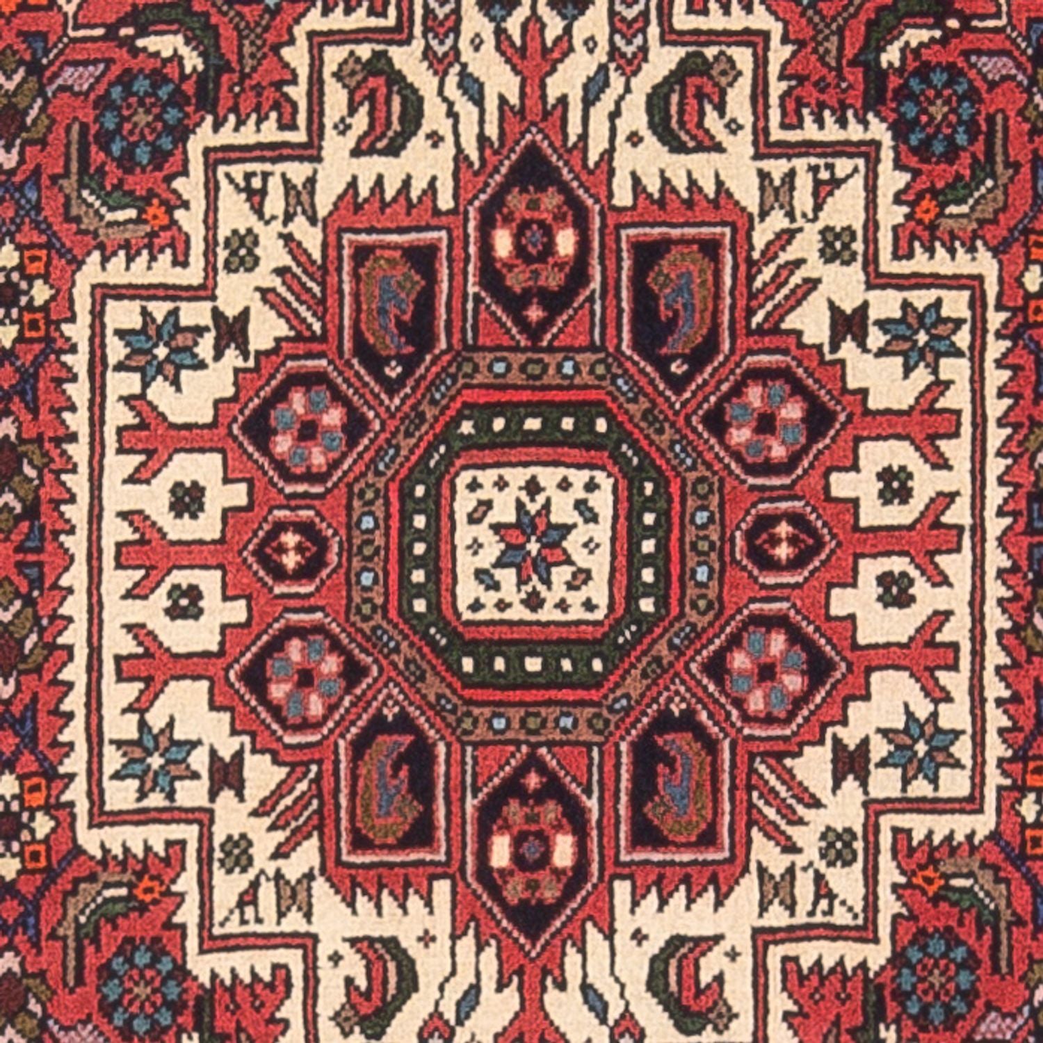Alfombra persa - Nómada - 125 x 75 cm - crema