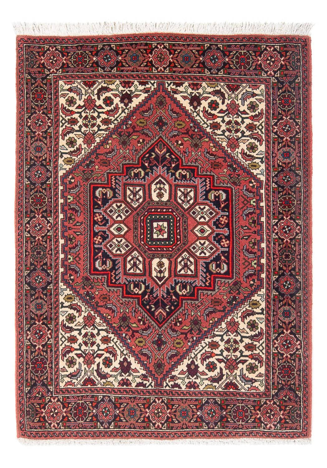 Alfombra persa - Nómada - 118 x 82 cm - crema