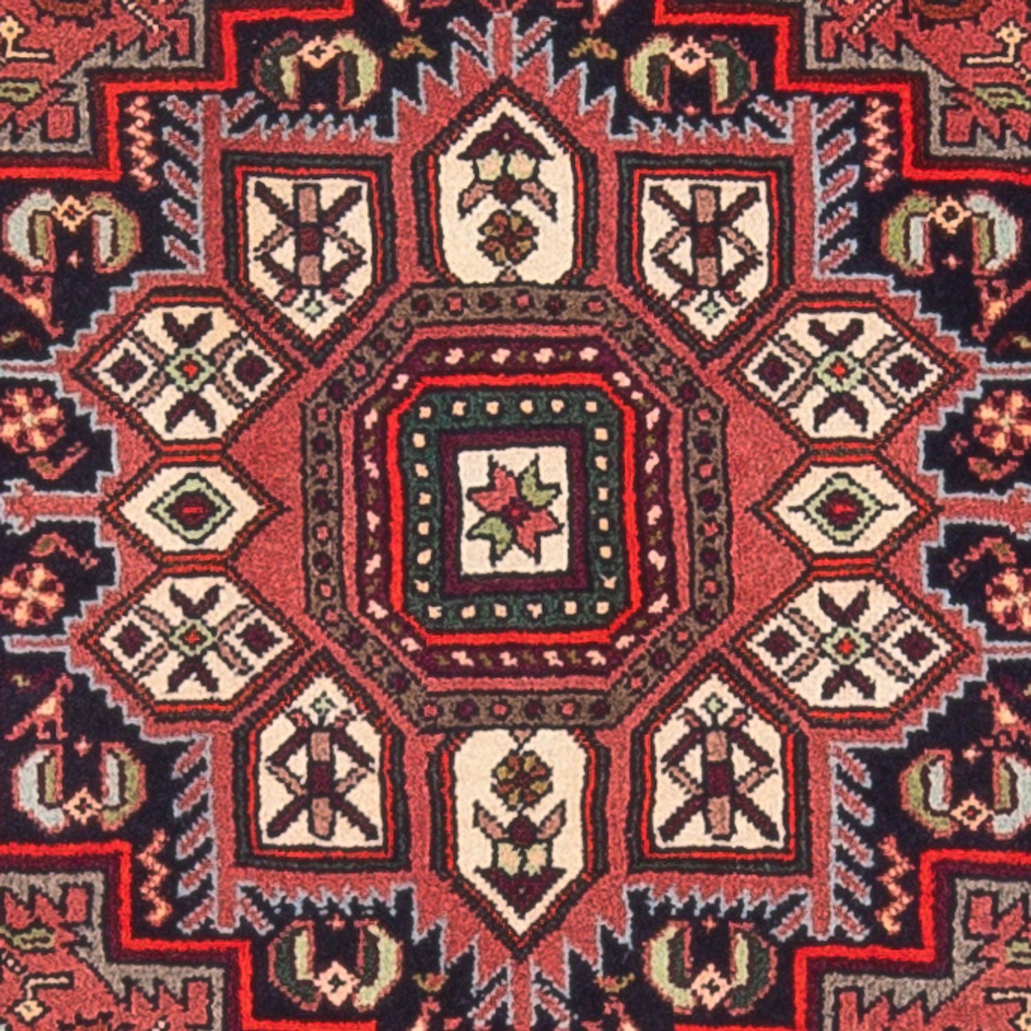 Alfombra persa - Nómada - 118 x 82 cm - crema