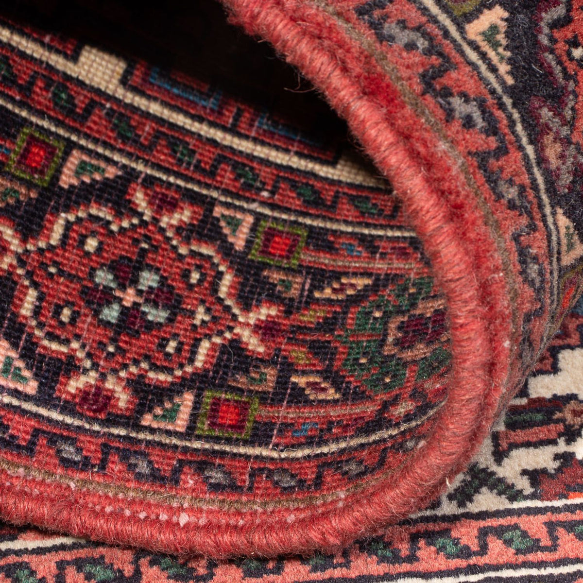 Alfombra persa - Nómada - 118 x 82 cm - crema