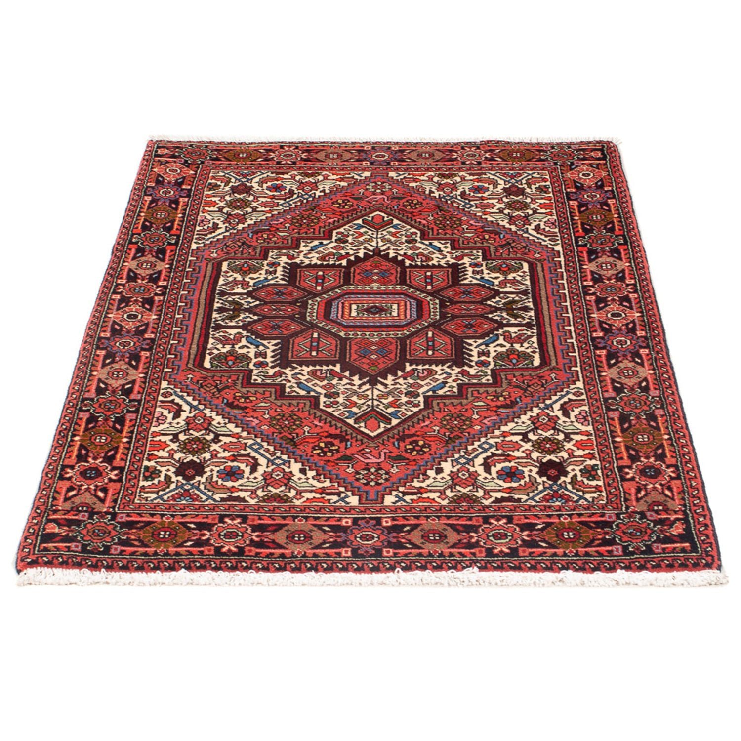 Alfombra persa - Nómada - 125 x 75 cm - crema