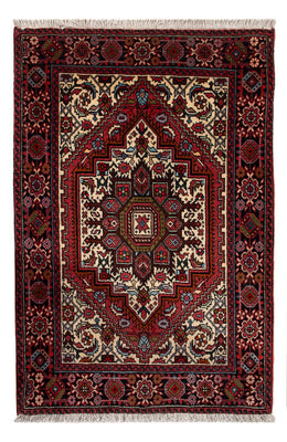 Alfombra persa - Nómada - 93 x 62 cm - rojo