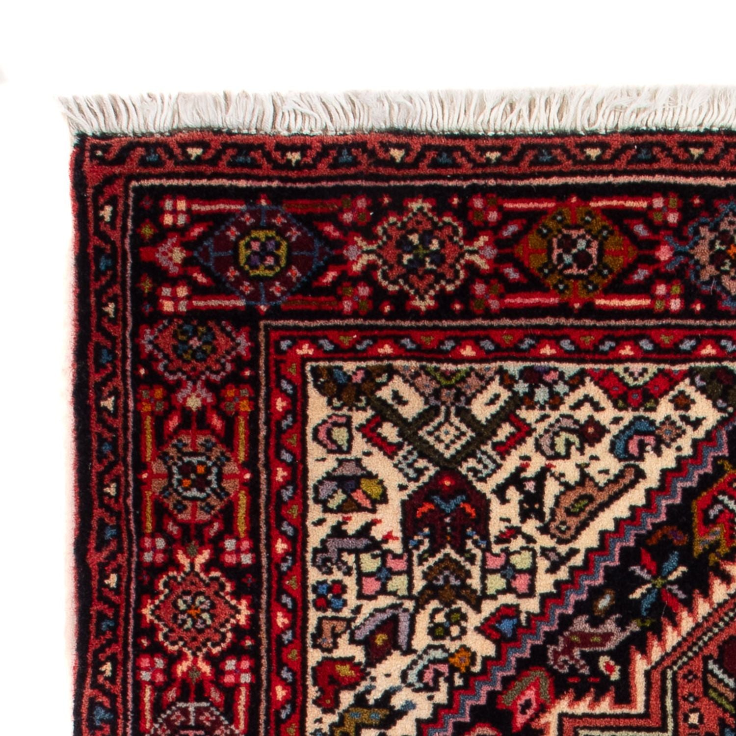 Alfombra persa - Nómada - 80 x 52 cm - crema