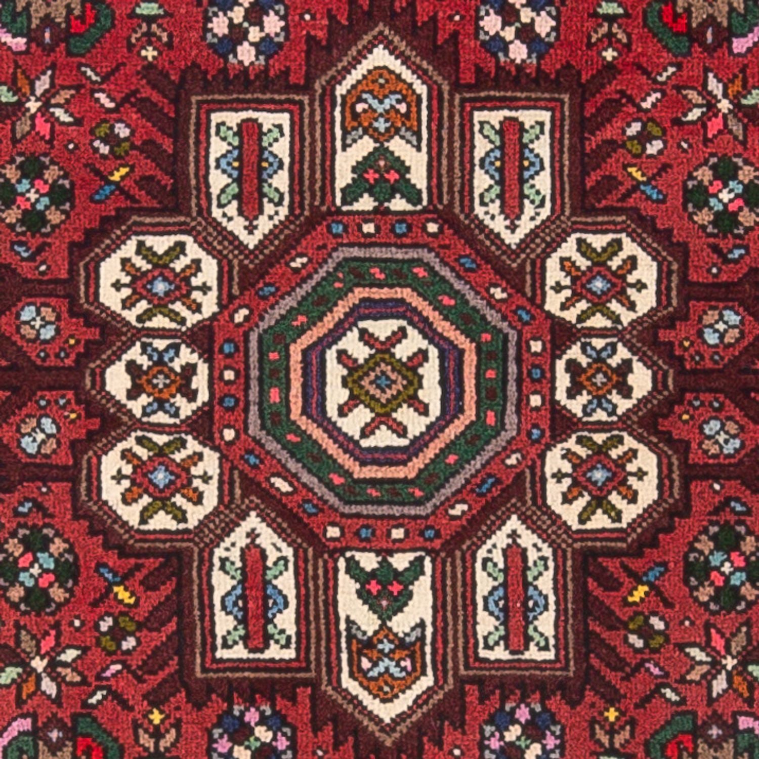 Alfombra persa - Nómada - 130 x 76 cm - rojo