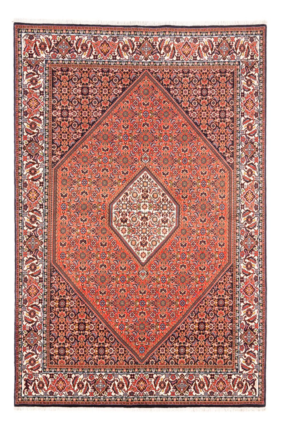 Alfombra persa - Bidjar - 240 x 173 cm - rojo