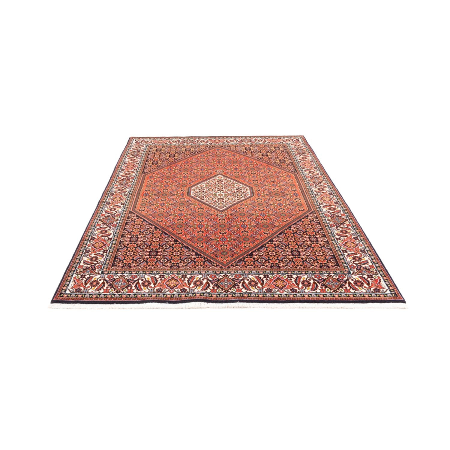 Alfombra persa - Bidjar - 240 x 173 cm - rojo
