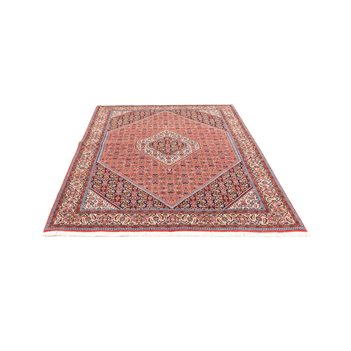 Alfombra persa - Bidjar - 243 x 170 cm - rojo