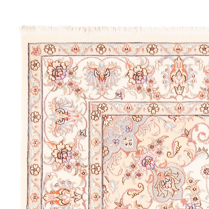 Alfombra persa - Tabriz - 202 x 150 cm - crema