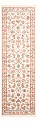 Alfombra de pasillo Alfombra Persa - Tabriz - Real - 298 x 91 cm - crema