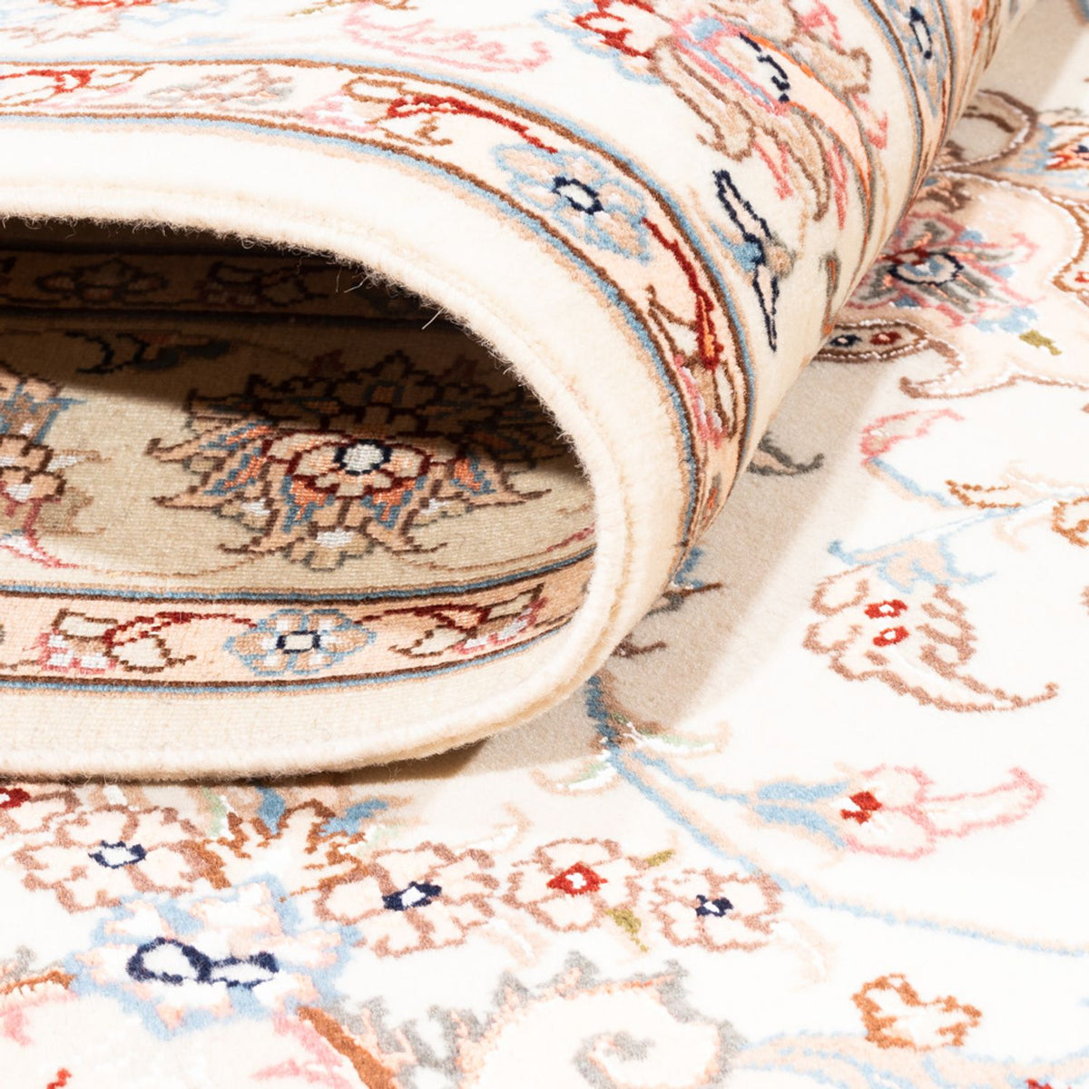 Alfombra persa - Tabriz - 178 x 121 cm - crema