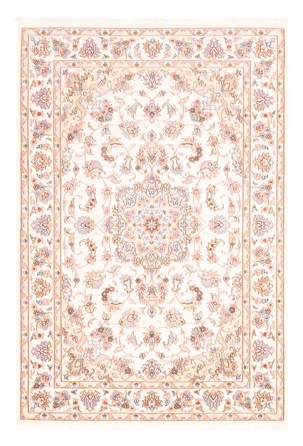 Alfombra persa - Tabriz - 175 x 120 cm - crema