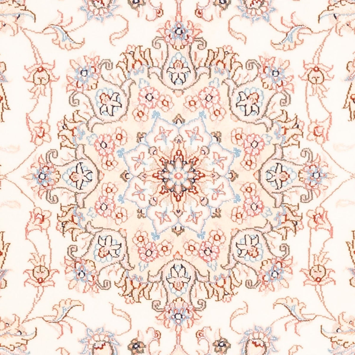 Alfombra persa - Tabriz - 175 x 120 cm - crema