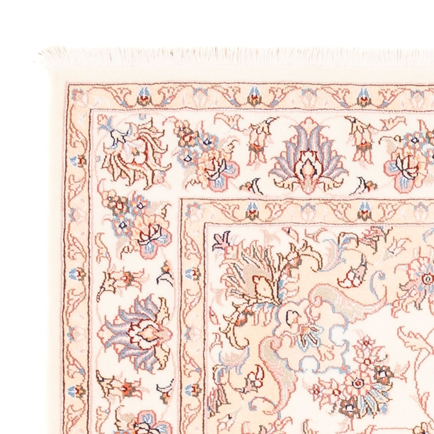 Alfombra persa - Tabriz - 175 x 120 cm - crema