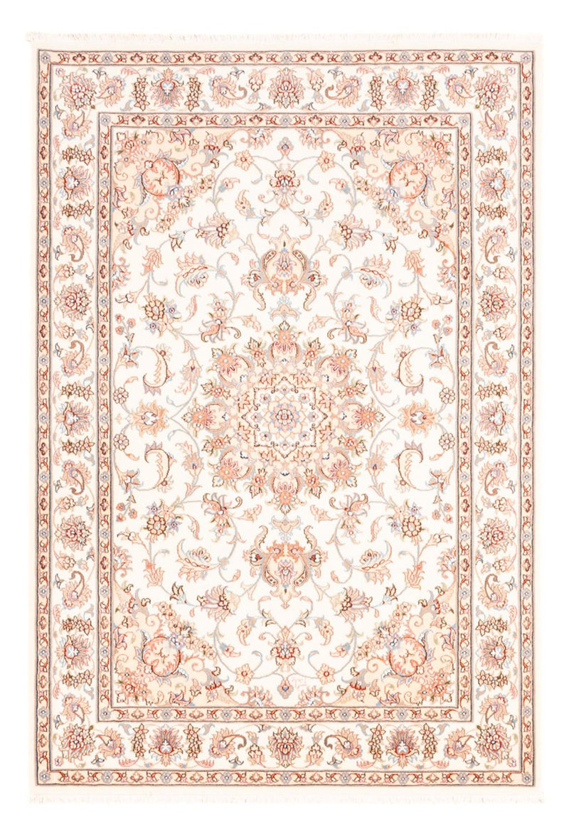Alfombra persa - Tabriz - 176 x 120 cm - crema