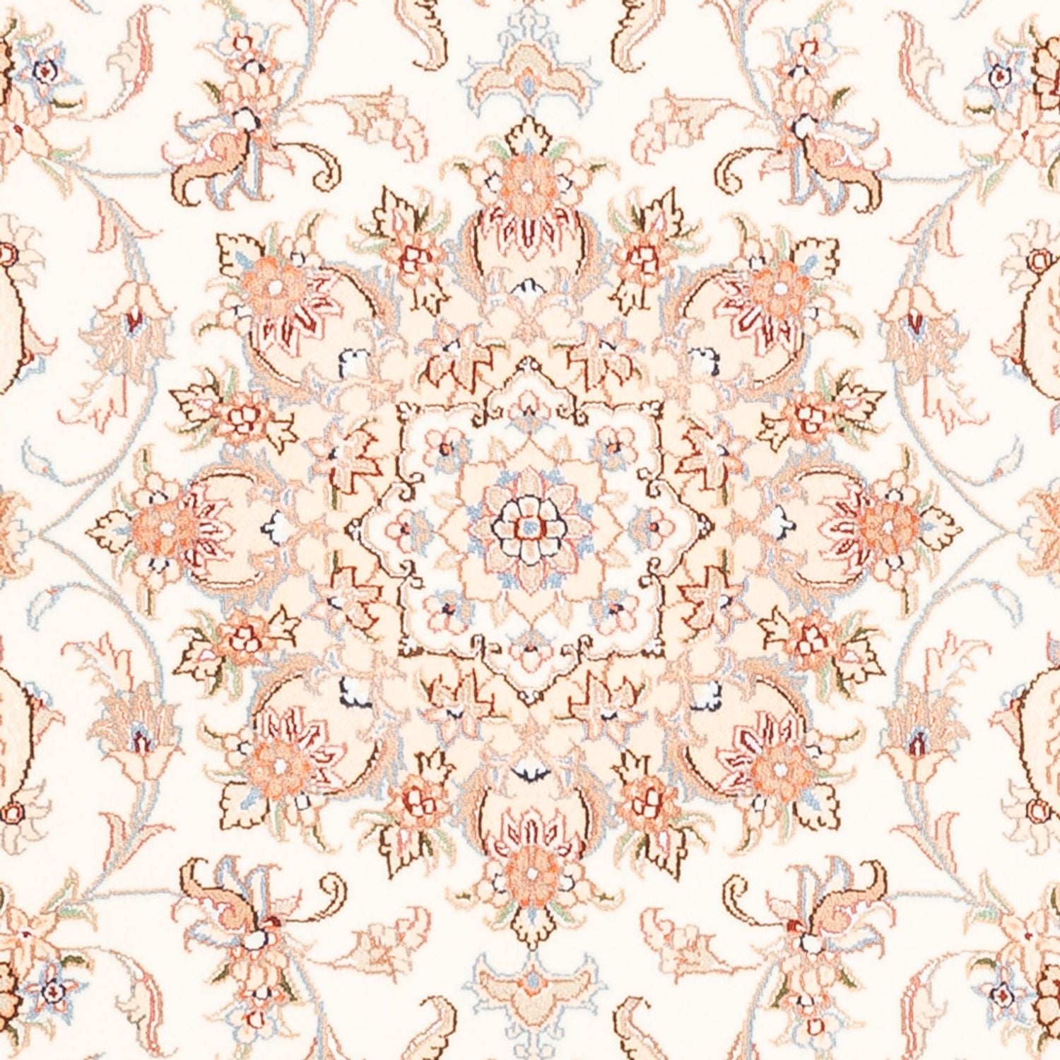 Alfombra persa - Tabriz - 176 x 120 cm - crema