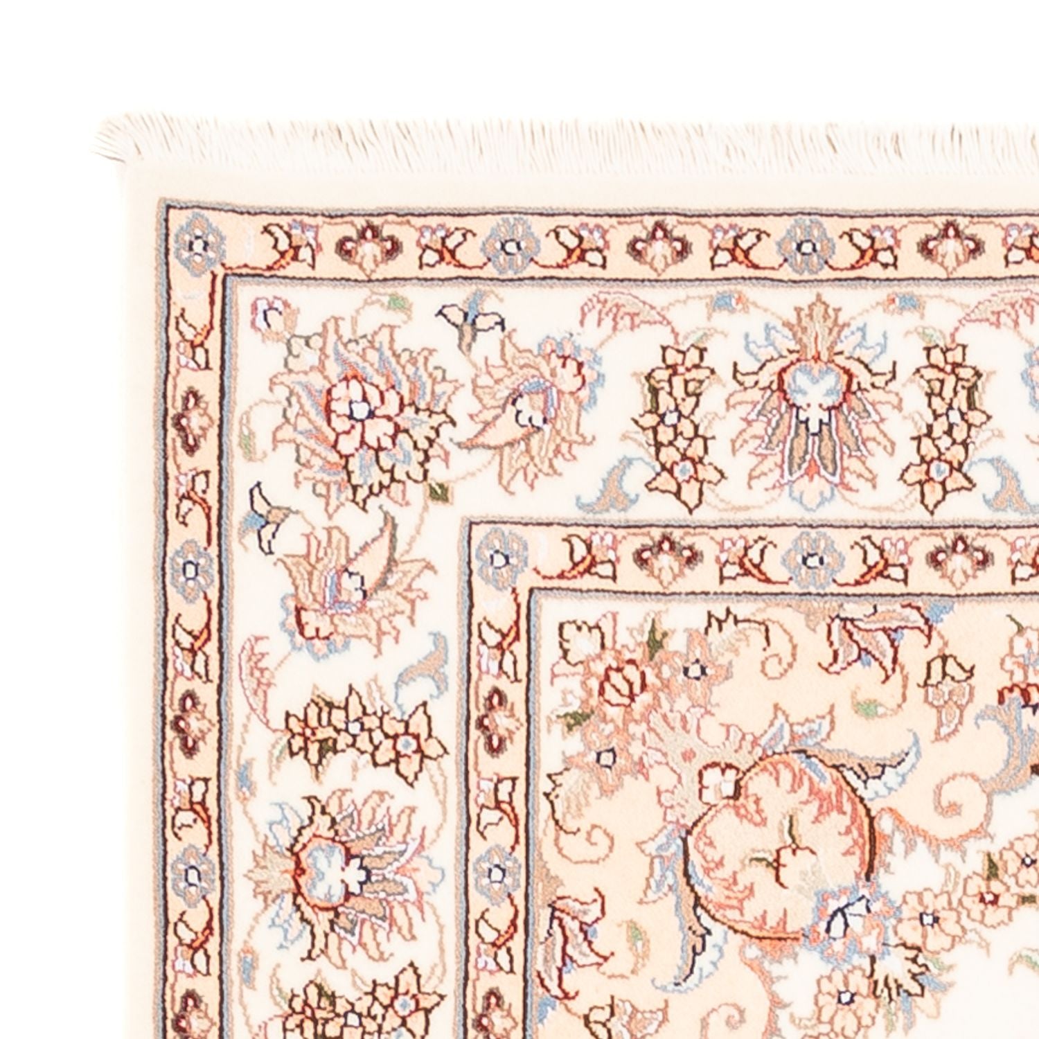 Alfombra persa - Tabriz - 176 x 120 cm - crema