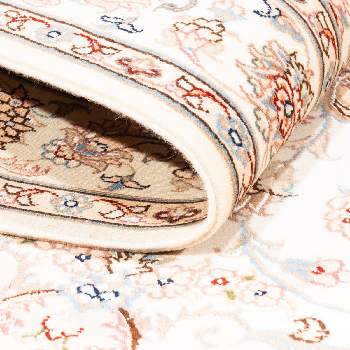 Alfombra persa - Tabriz - 176 x 120 cm - crema