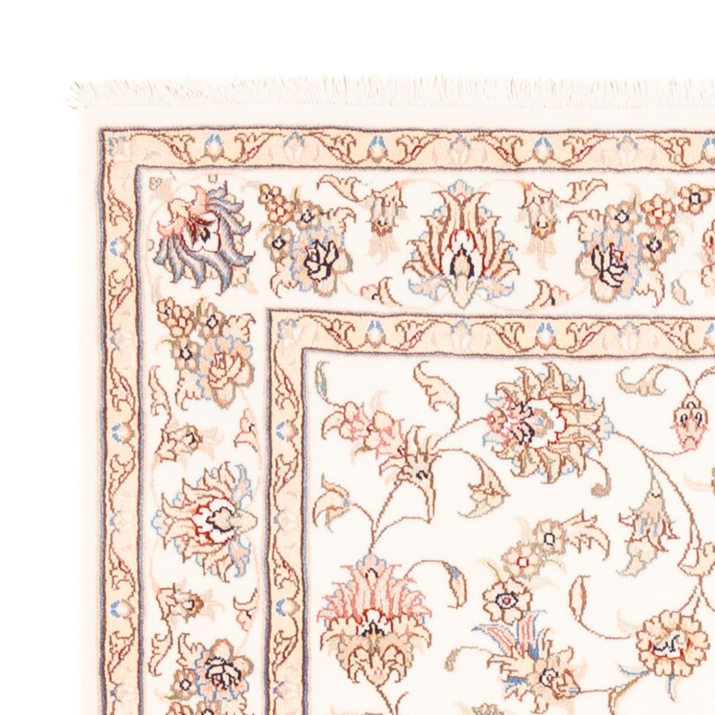 Alfombra persa - Tabriz - 173 x 119 cm - crema