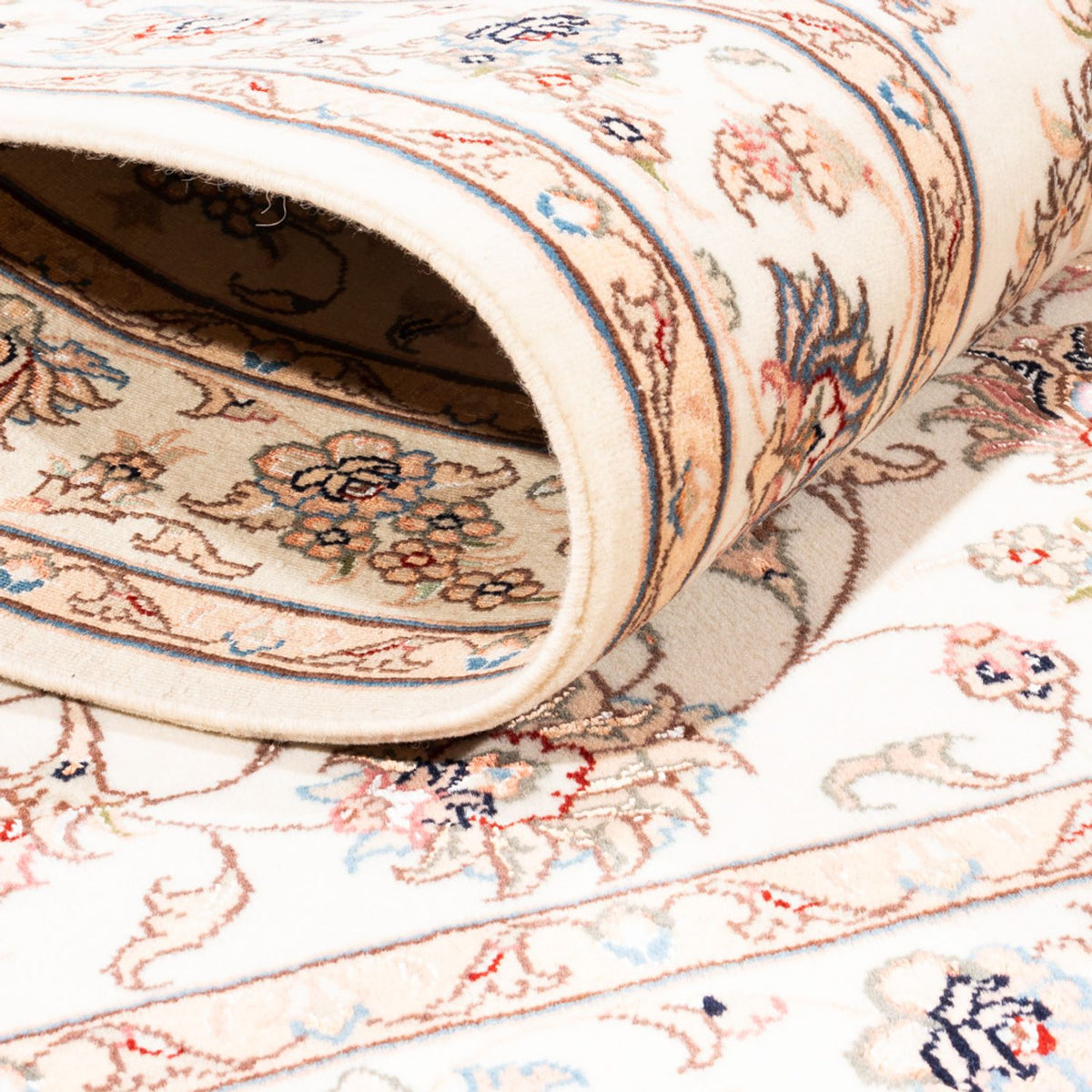 Alfombra persa - Tabriz - 173 x 119 cm - crema