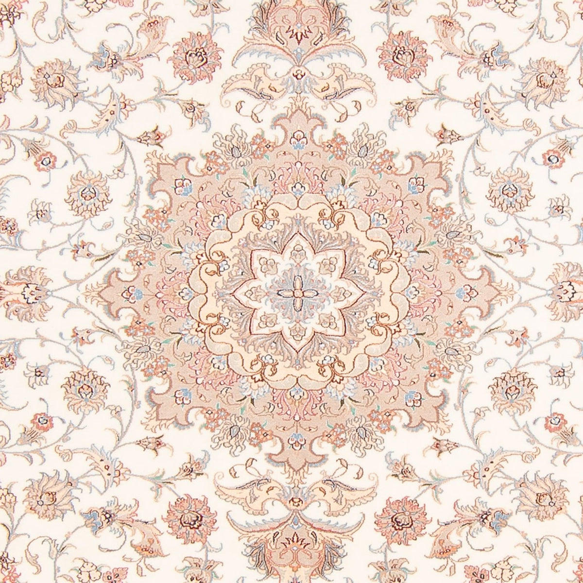 Alfombra Persa - Tabriz - Real - 252 x 198 cm - crema