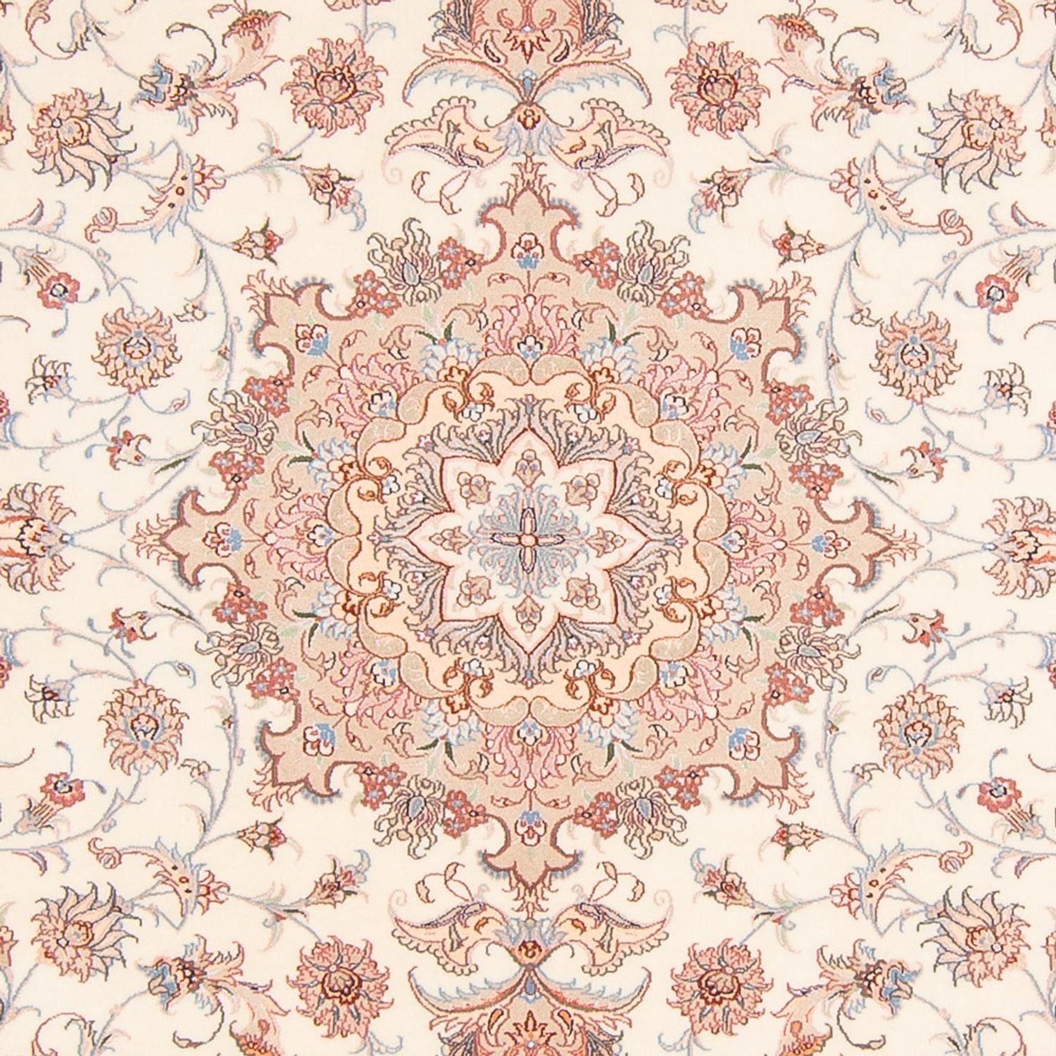 Alfombra Persa - Tabriz - Real - 252 x 199 cm - crema