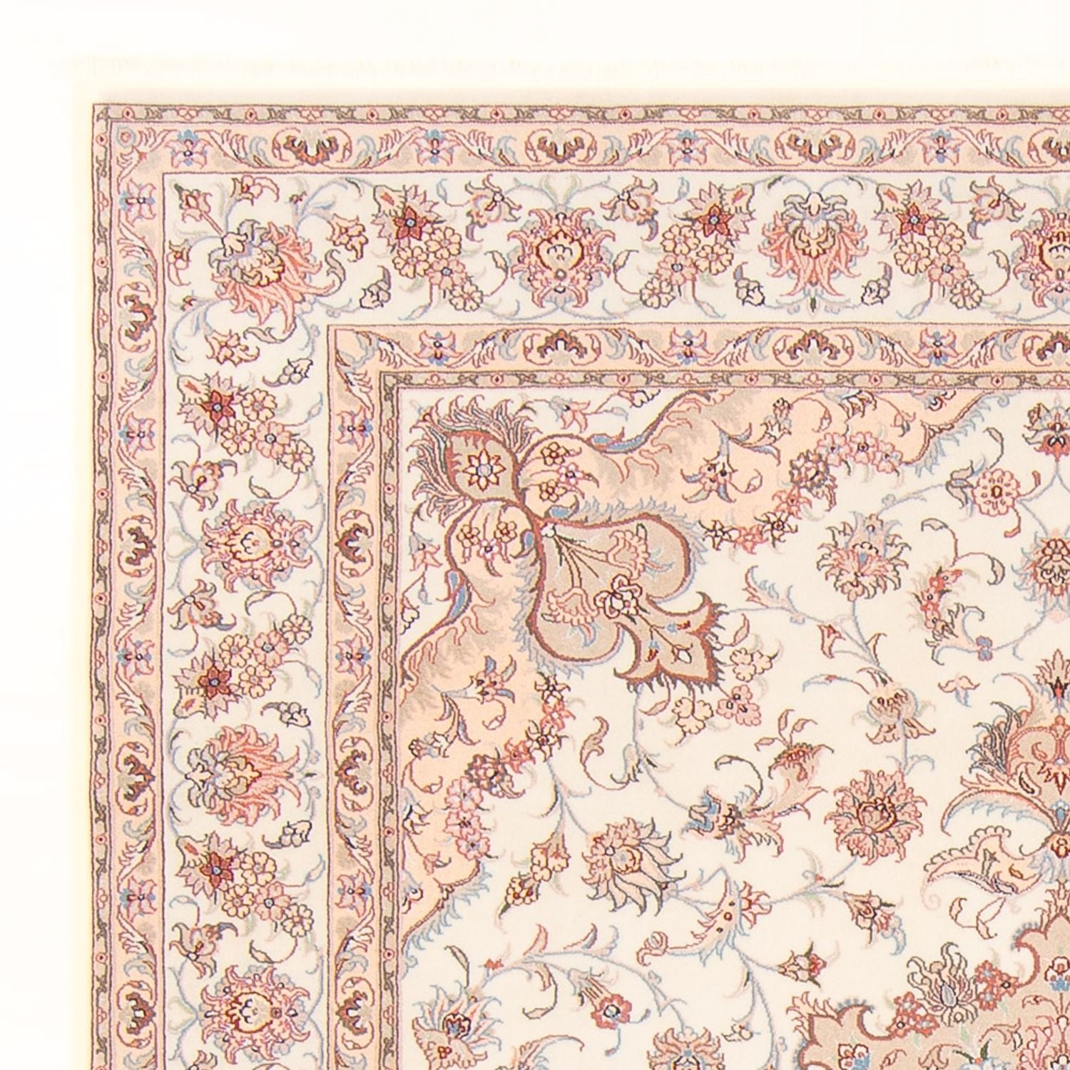 Alfombra Persa - Tabriz - Real - 252 x 199 cm - crema