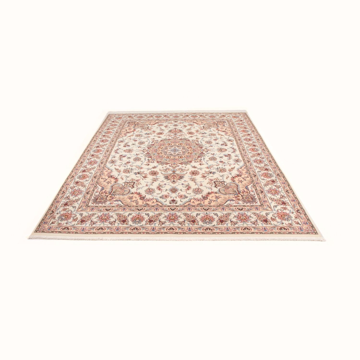 Alfombra Persa - Tabriz - Real - 252 x 199 cm - crema