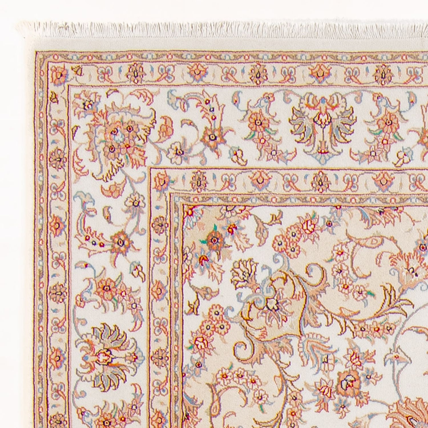 Alfombra Persa - Tabriz - Real - 236 x 170 cm - crema