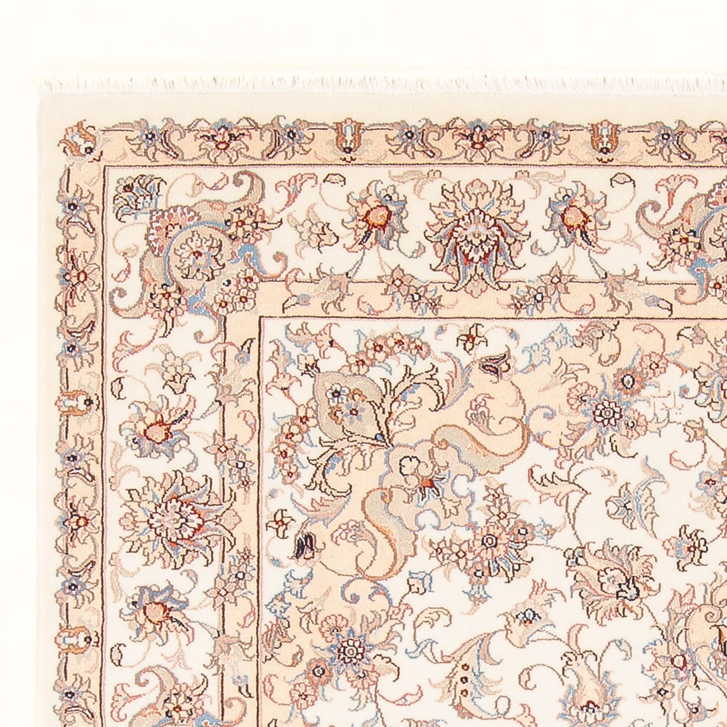 Alfombra Persa - Tabriz - Real - 201 x 149 cm - crema
